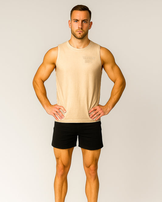 Men’s Premium Sando Beige Color MSO-01