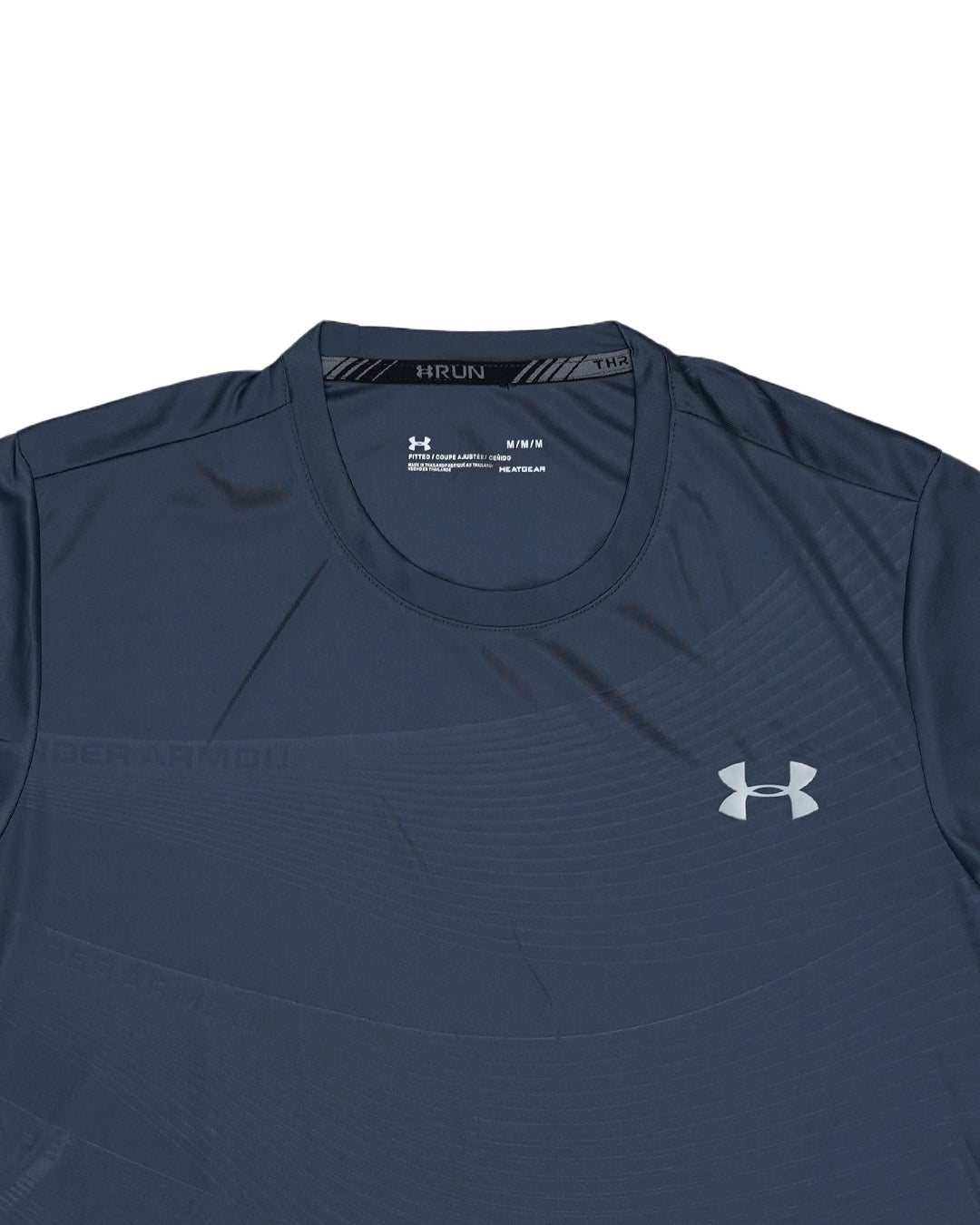 Under Armr Men's Dri-FIT Textured T-Shirt - Navy Blue MDT-35