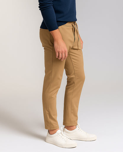 Teddy Smth Branded Men's Slim Fit Chino Pant Brown Color MCP-14