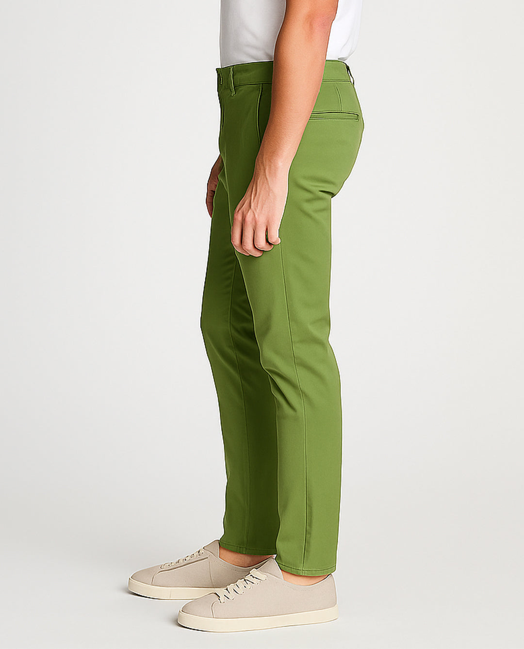 Bersk Branded Men's Slim Fit Chino Pant Olive Green Color MCP-20