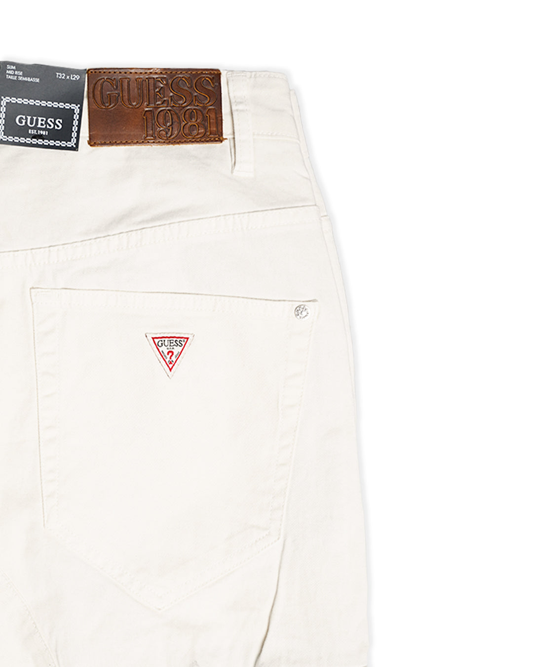 Guss Branded Men's Joger Fit Cargo White Color CFP-26