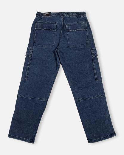 PullNBear Branded Men's Cargo Fit Pant Navy Blue Color CFP-10