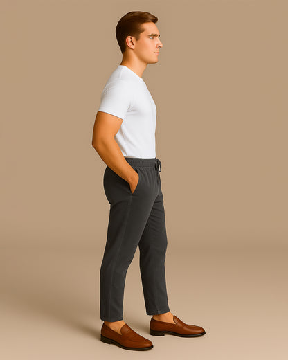 Zelig Branded Men’s Essential Jogger Pants –  Charcoal CFP-50