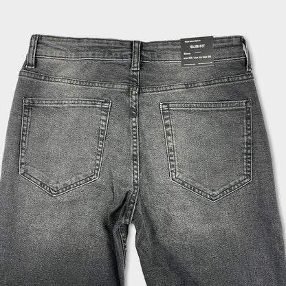 Zelig Men's Charcoal Grey Color Jeans SP-06