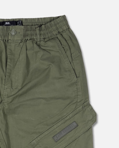 Zelig Branded Cargo Men's Bottle Green Color CFP-15
