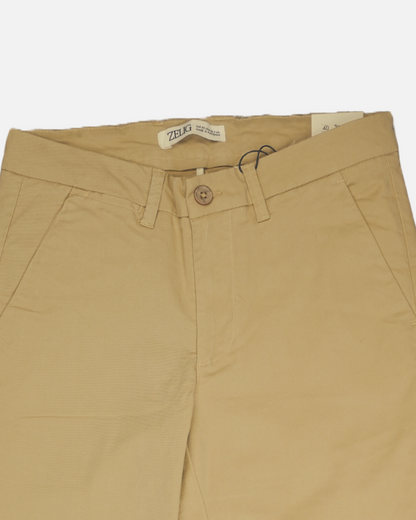 Zelig Branded Men's Slim Fit Chino Pant Camel Brown Color MCP-19