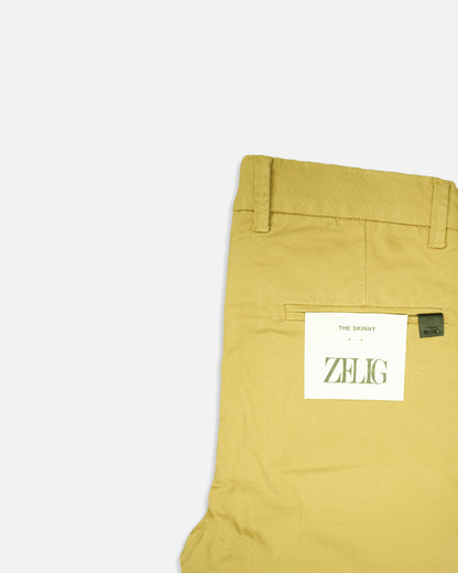 Zelig Branded Men's Slim Fit Chino Pant Dark Brown Color MCP-24