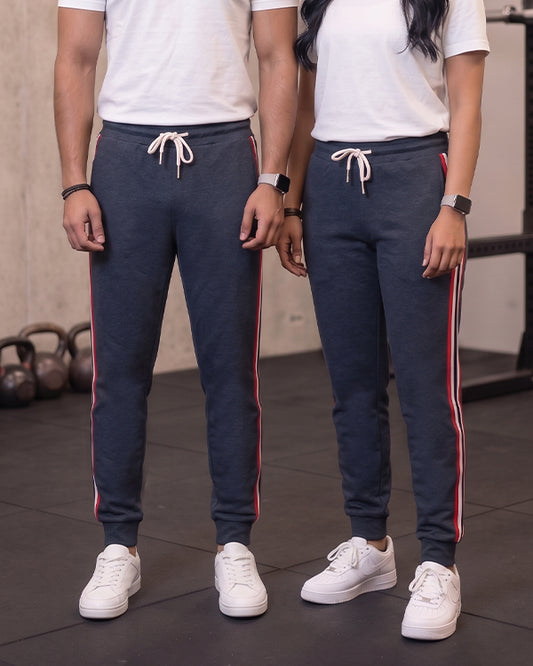 Branded Unisex Trouser Grey Color With Red Stripe Ut-13