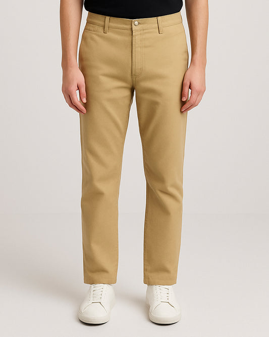 MLNN Branded Men's Slim Fit Chino Pant Camel Color MCP-08