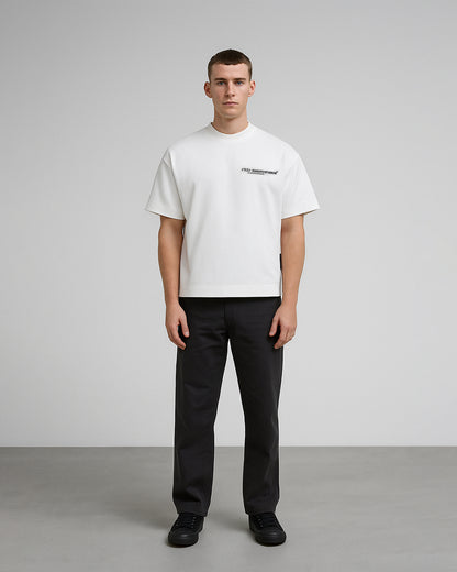 Branded Men's White Eyes Graphic Tee MT-24