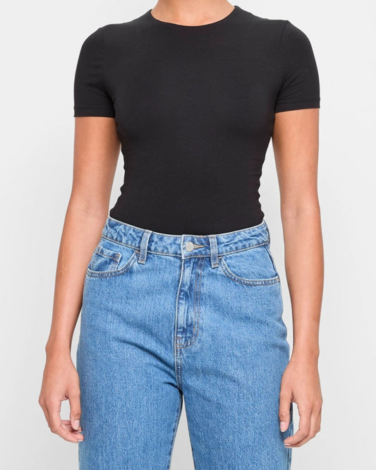 Misguidd Branded Women's Bodysuit Black Color
