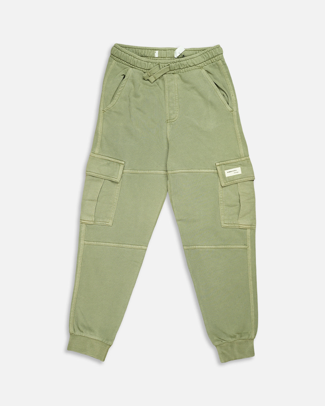 Zarraa Winter Branded Olive Green Unisex Cargo Jogger Trouser KUT-05