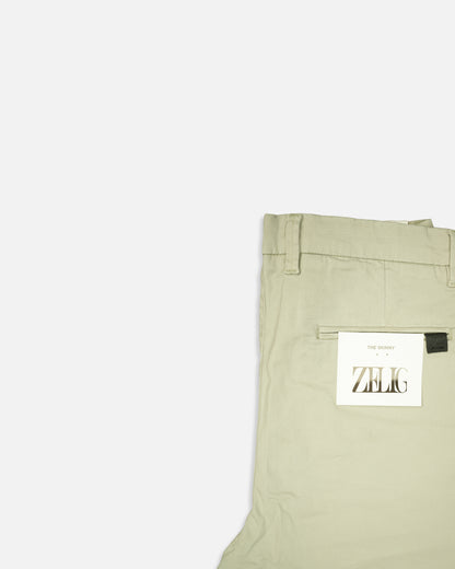 Zelig Branded Men's Slim Fit Chino Pant Off White Color MCP-12