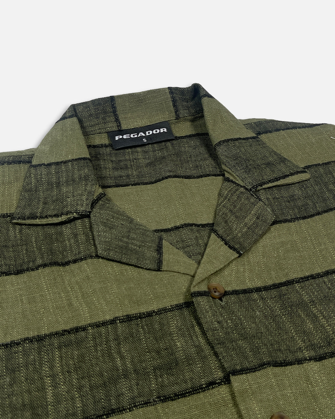 Pegadoor Branded Casual Half Sleeves Shirt Green Color MCS-07