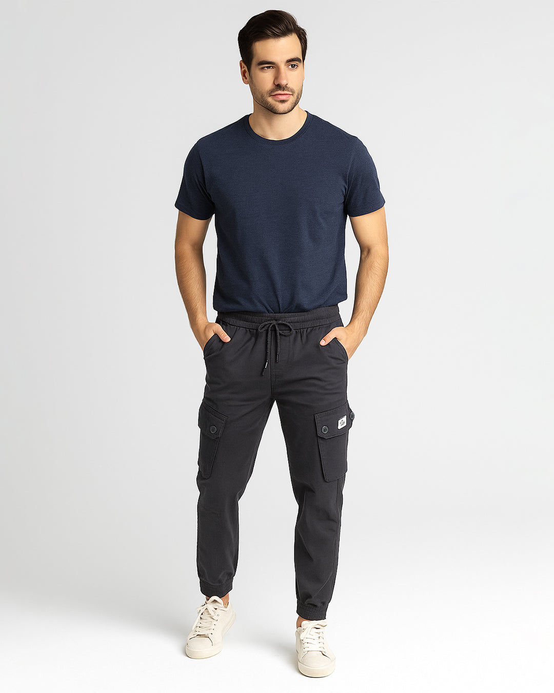 Zelig Branded Men's Joger Cargo Black Color CFP-36