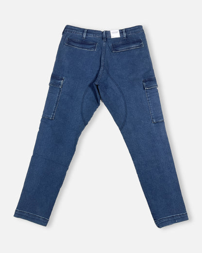JCK&JONS Branded Men's Cargo Fit Pant Blue Color CFP-05