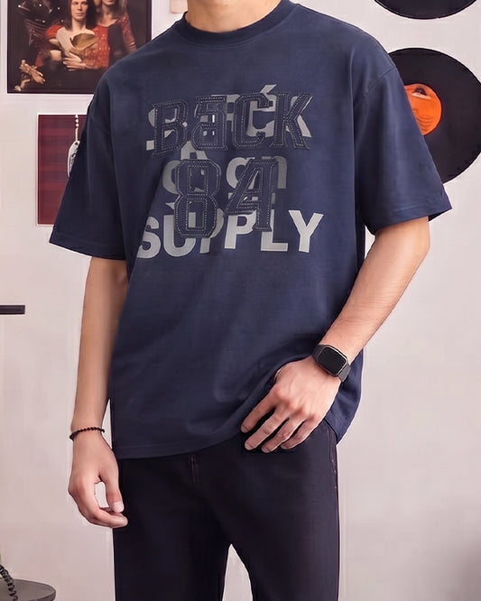 Zelig Branded Men's Navy Tee MT-28