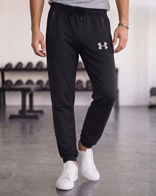 Under Armr Branded Men’s Black Dry Fit Jogger Trousers MDTR-02