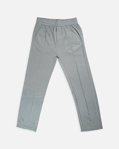 Zelig Branded Men's Ice Grey Color Textured Trouser MTR-02