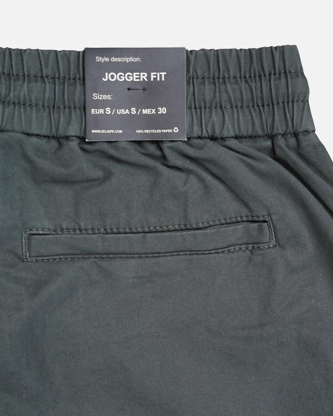 Zelig Branded Men's Joger Cargo Graphite Grey Color CFP-40