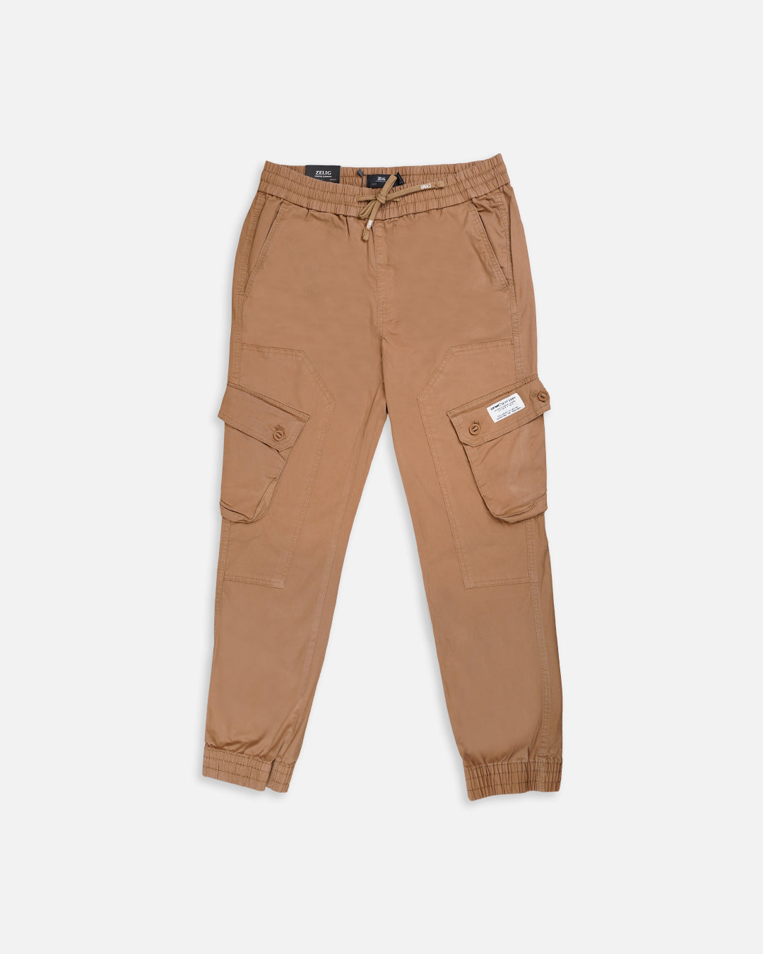 Zelig Branded Men's Joger Cargo Camel Brown Color CFP-38