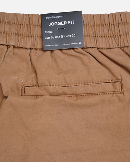 Zelig Branded Men's Joger Cargo Camel Brown Color CFP-38