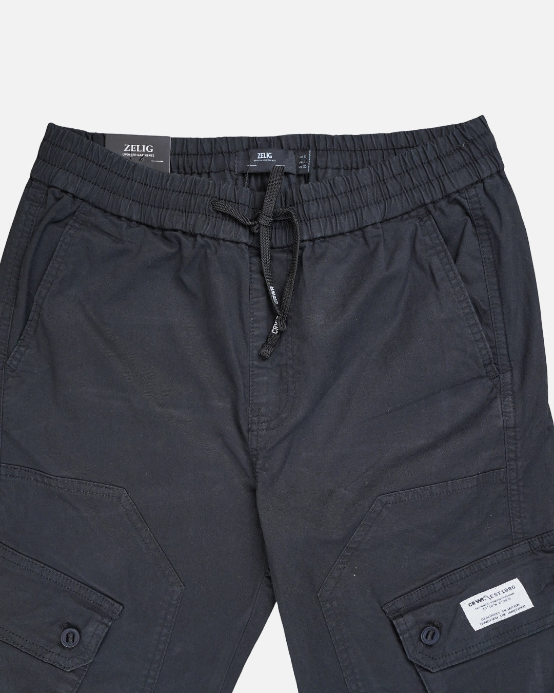 Zelig Branded Men's Joger Cargo Black Color CFP-36