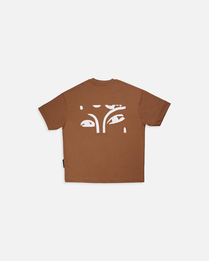 Branded Men's Brown Drop Shoulder Tee Mt-09
