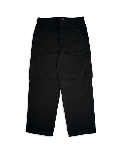 Guss Branded Men's Cargo Wild Leg Black Color CFP-32