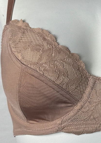 Brande Elegant Nude Lace Underwire Bra WBS-11