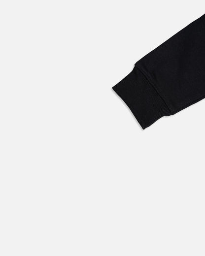 Women’s Black Cropped High-Neck Zip-Up Sweat Jacket WJ-06