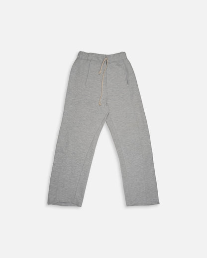 Unisex Premium Fleece Wide-Leg Trousers – Ash Grey UT-24