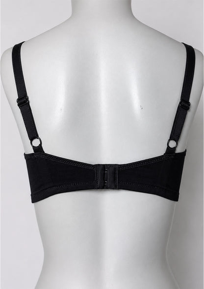 Branded Women's Black Everyday Comfort Cotton Bra WBS-13