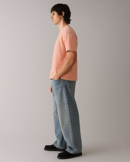 ARIZON Branded Men's Peach Vintage Pocket Tee MT-25