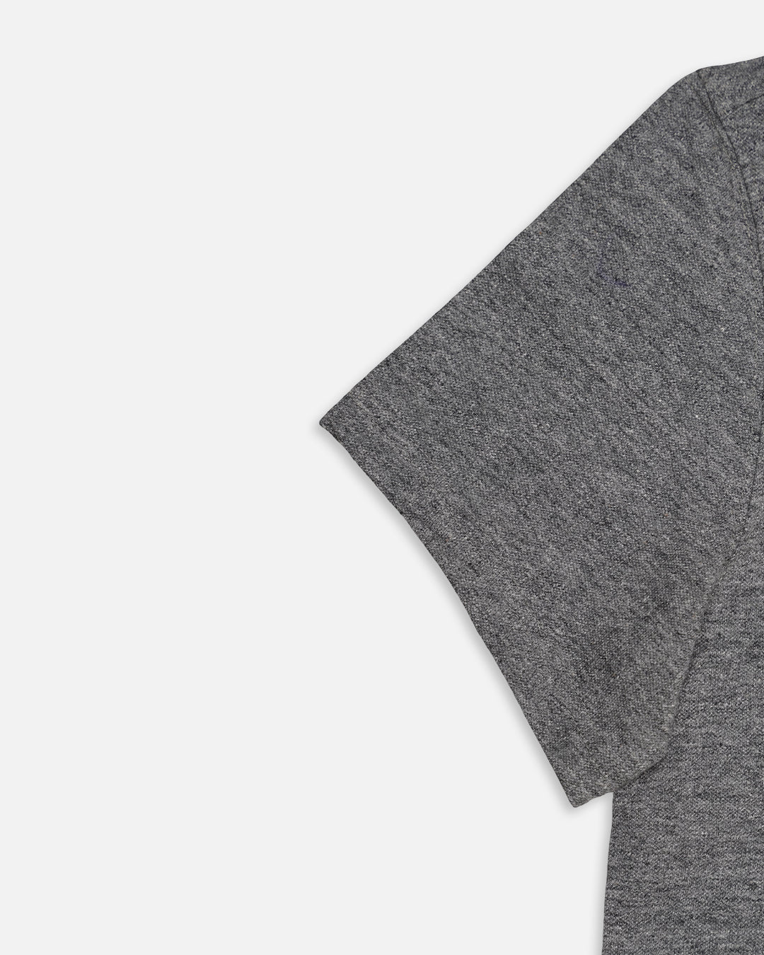 ZARRAA Branded Men’s Mandarin Collar Henley T-Shirt – Grey MPT-68