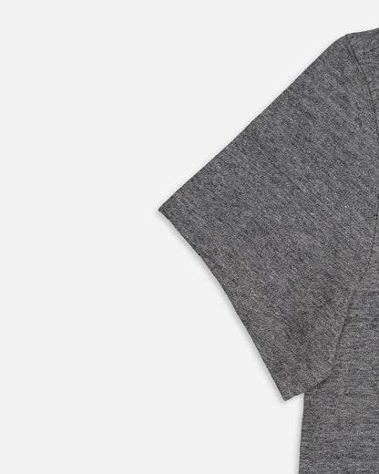 ZARRAA Branded Men’s Mandarin Collar Henley T-Shirt – Grey MPT-68