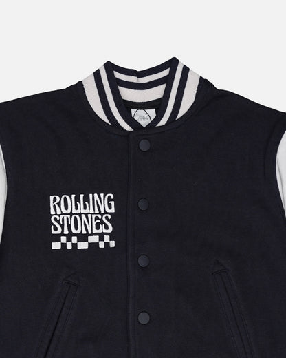 ZARRAA Kids’ Premium Varsity Jacket – Black & White