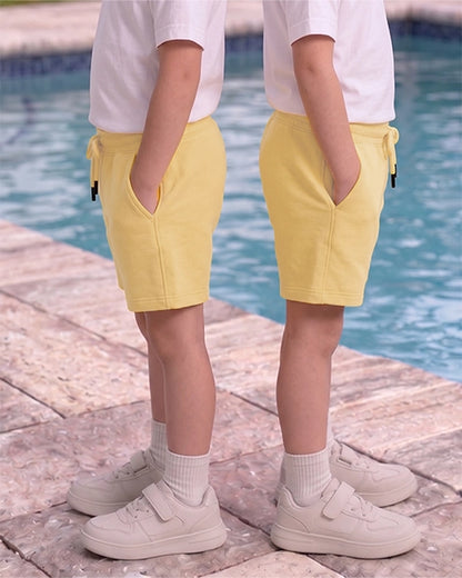 ZARRAA Boy's Premium Shorts Yellow Color BST-11