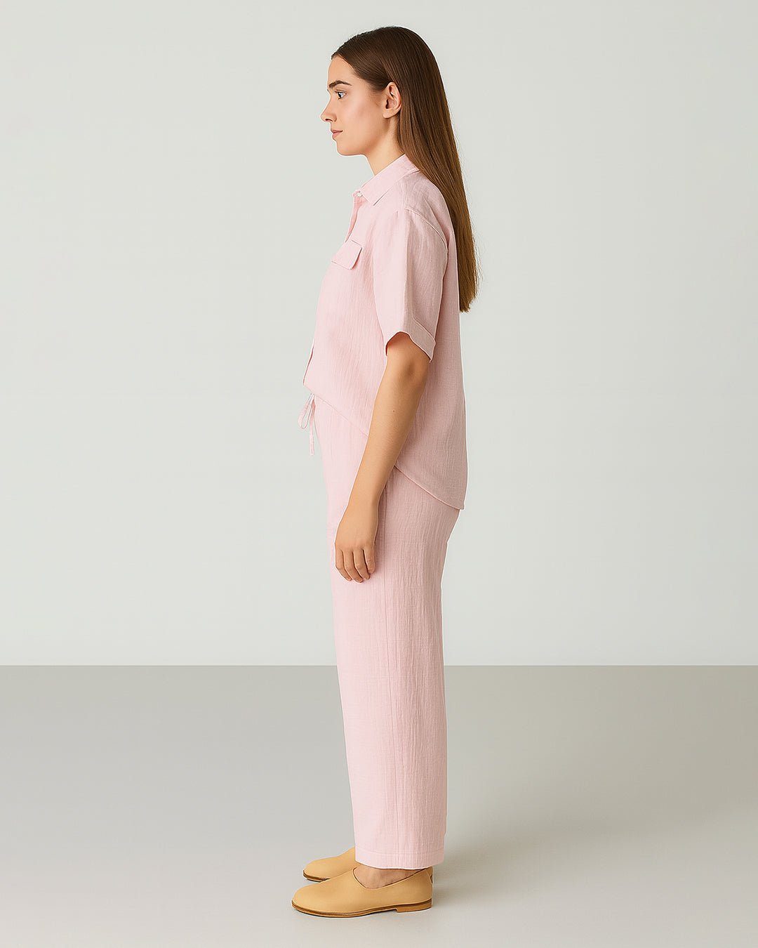 Spark Branded Women’s Premium Co-ord Set – Light Pink WCS-29