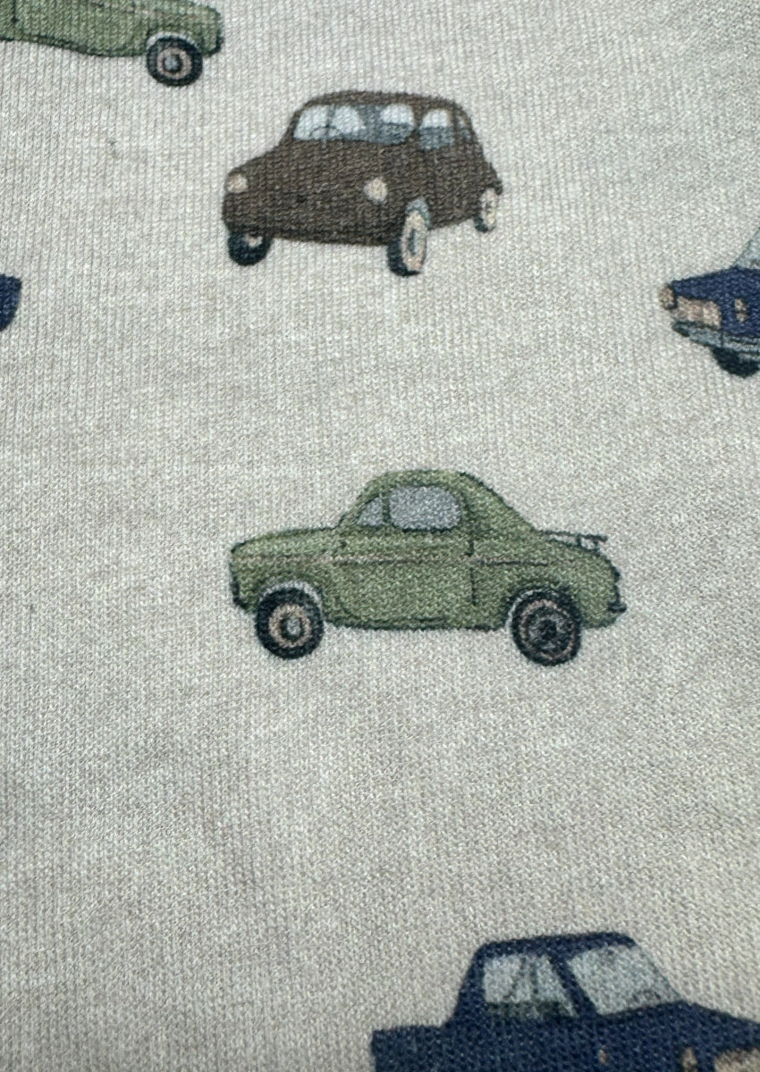 Branded Kids Trouser Beige Color With Cars printed KUT-07