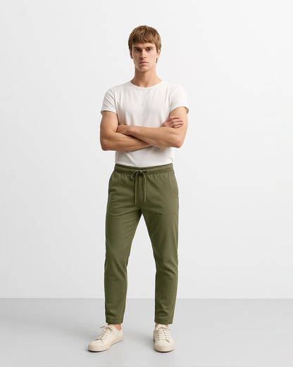 Zelig Branded Men’s Essential Jogger Pants – Olive Green CFP-45