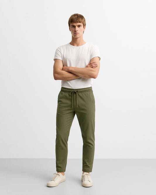 Zelig Branded Men’s Essential Jogger Pants – Olive Green CFP-45