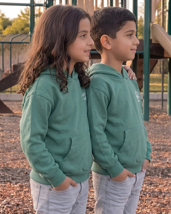 Branded Kids "West Coast Skate Squad" Green Hoodie Sp-14