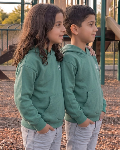 Branded Kids "West Coast Skate Squad" Green Hoodie Sp-14