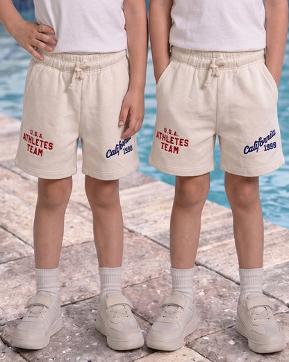 Zarraa Kid's Casual Shorts Off White Color KST-02