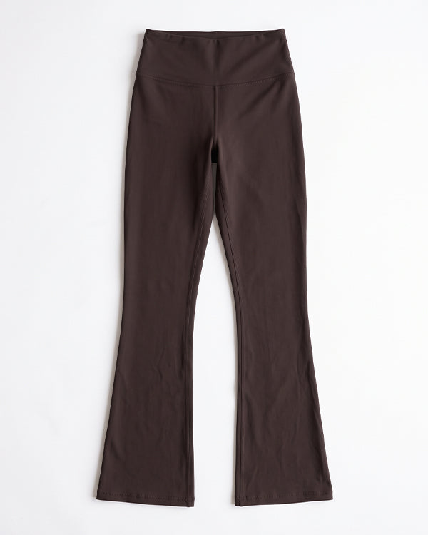 Alos Branded Women's Athletic Yoga Tights - Brown WTS-03