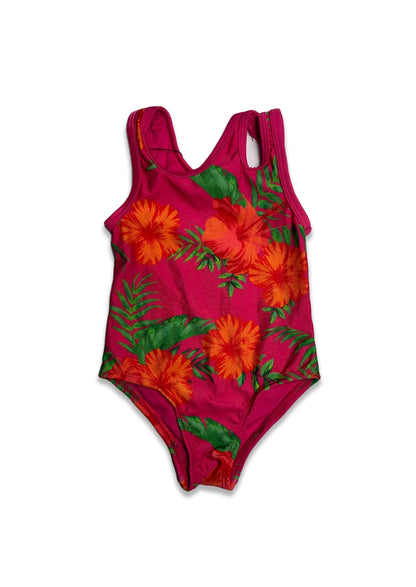 Branded Girls Tropical Floral One-Piece Swimsuit GSS-03