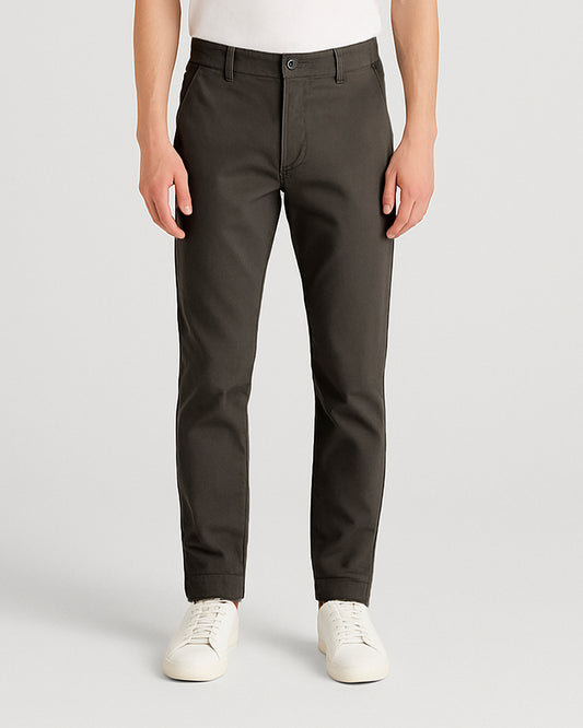 Spring Fld Branded Men's Slim Fit Chino Pant Black Color MCP-06