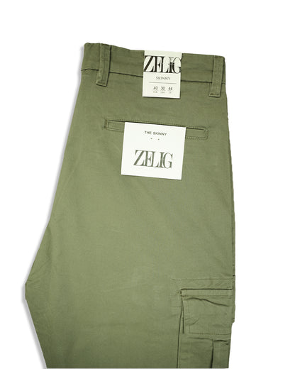 Zelid Branded Men's Joger Fit Cargo Green Color CFP-28
