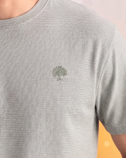 Spring Fld Branded Men's Sage Green Tee MT-46